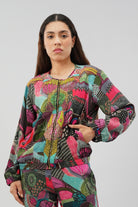 Meer Bomber Jacket Topaz Pink Multi