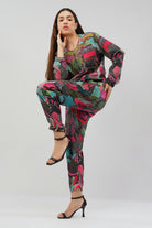 Meer Bomber Jacket Topaz Pink Multi With Meer Jogger Pant Topaz Pink Multi
