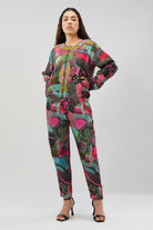 Meer Bomber Jacket Topaz Pink Multi With Meer Jogger Pant Topaz Pink Multi