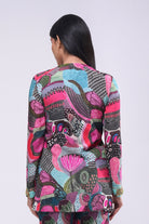 Meer Embellished Short Kurti Topaz Pink Multi