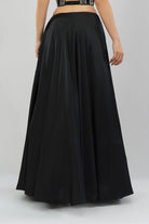 Plain Flare Lehenga Full Length Heritage Black