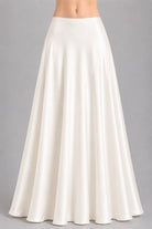Plain Flare Lehenga Full Length Pristine Ivory