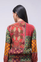 Sachi Bomber Jacket Ruby Red Emerald Green Multi