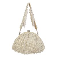 Joel Soft Pouch Pristine Ivory with Handle | Lovetobag
